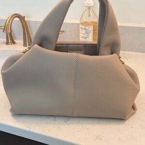 Commense Taupe Shoulder Bag